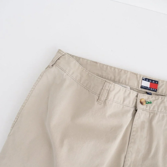 Vintage Tommy Hilfiger Beige Straight Leg Chino Style Pants - Size 38/32 - Picture 6 of 13